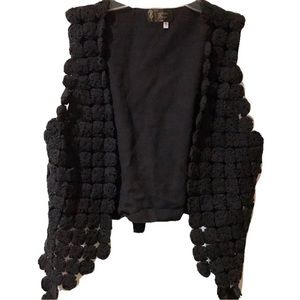 Vintage Black Crochet Vest 🔲✨🖤